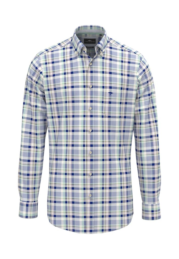 Washed Oxford Check, B.D., 1/1 Mint - RUTHERFORD & Co