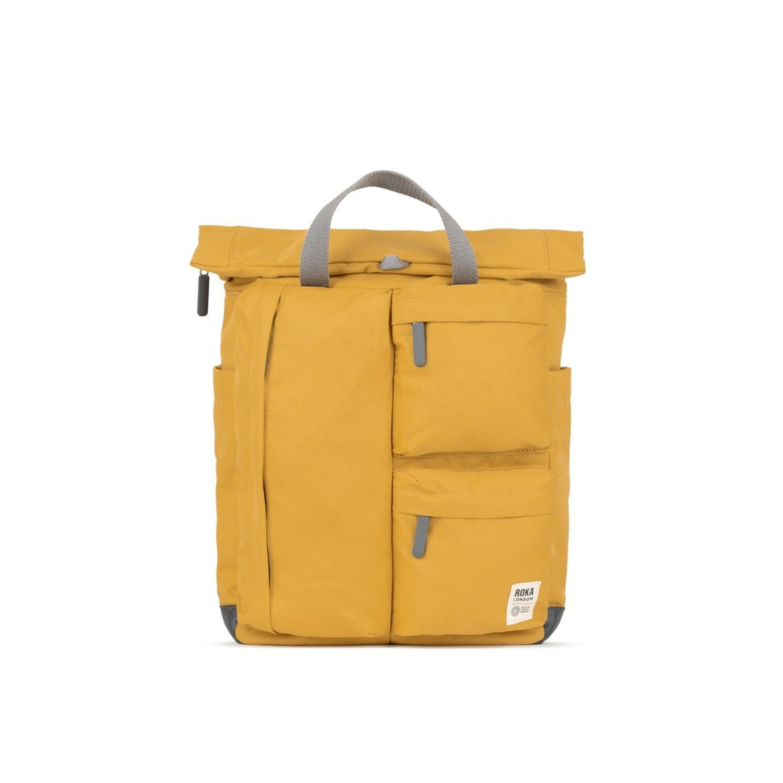 Waterhouse Multipocket Backpack Medium Recycled Canvas - Flax - RUTHERFORD & Co
