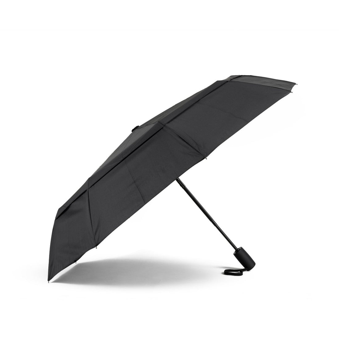 Waterloo Umbrella Medium Recycled Nylon - Black - RUTHERFORD & Co