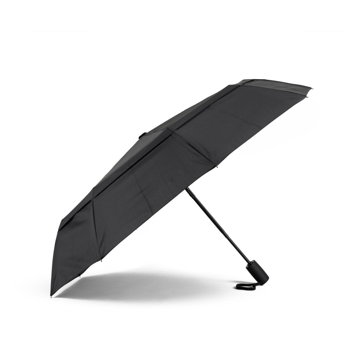 Waterloo Umbrella Medium Recycled Nylon - Black - RUTHERFORD & Co