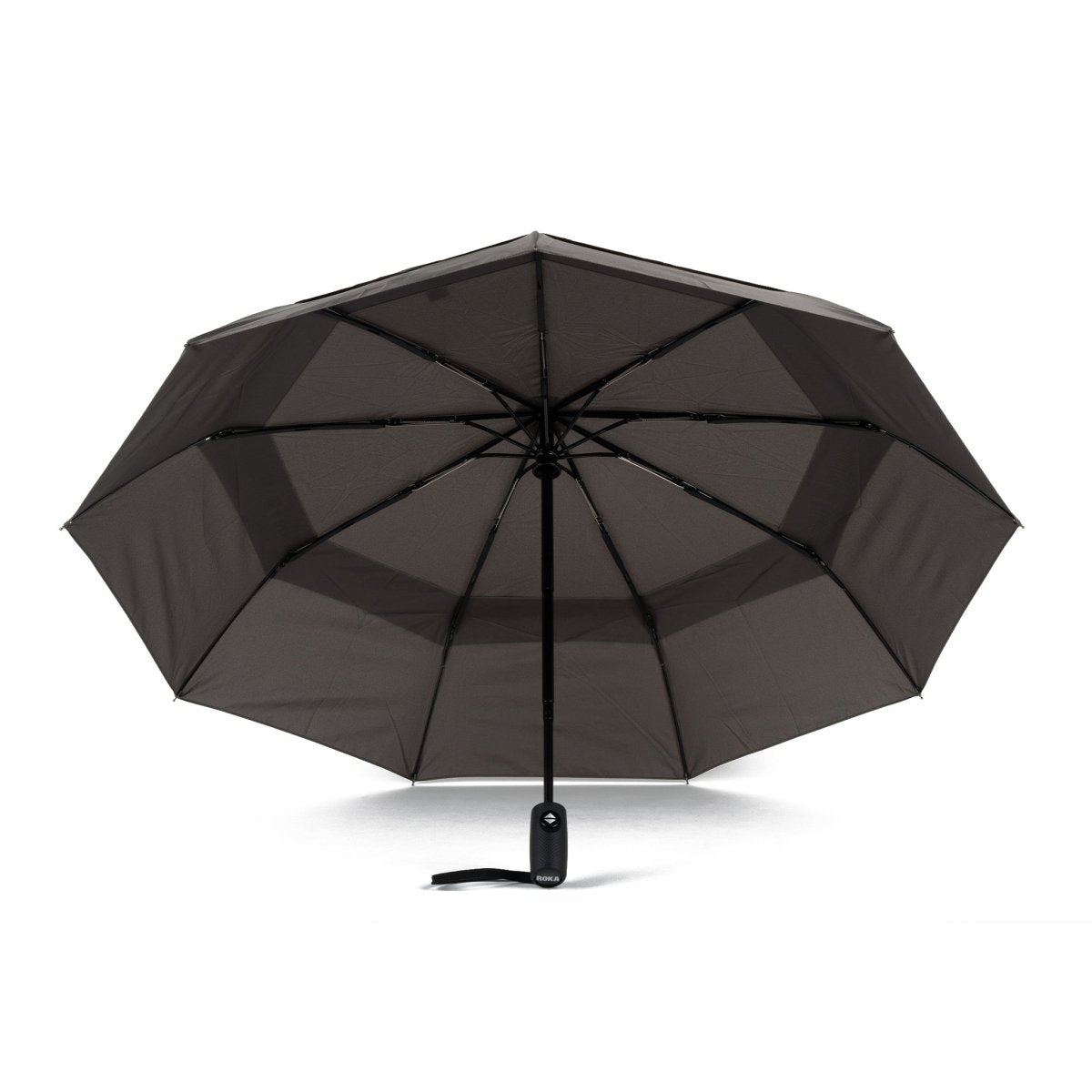 Waterloo Umbrella Medium Recycled Nylon - Graphite - RUTHERFORD & Co
