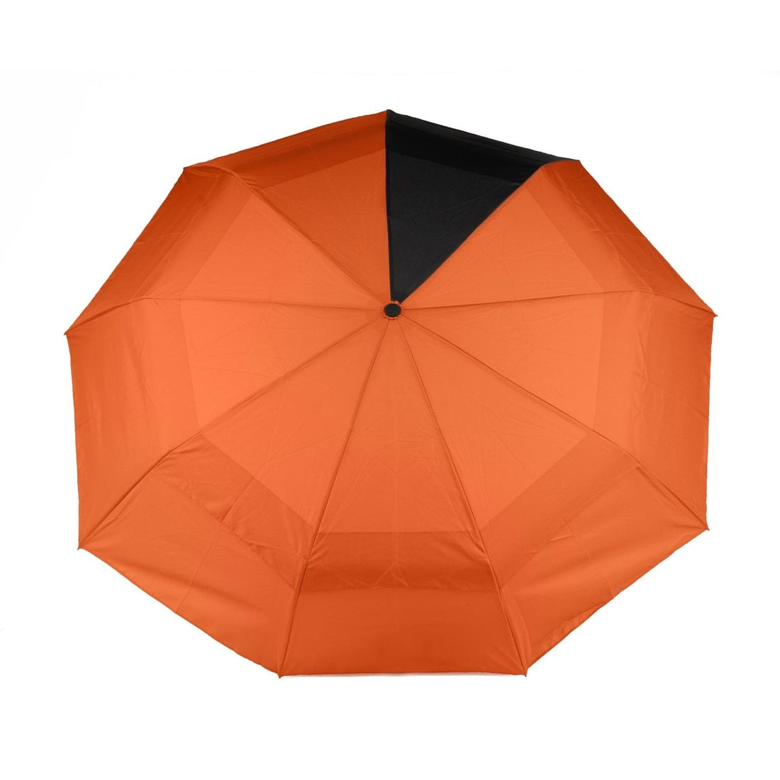 Waterloo Umbrella Medium Recycled Nylon - Orange Black - RUTHERFORD & Co