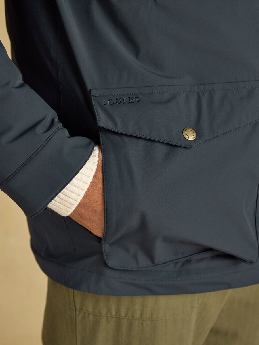 Waterproof Padded Field Coat - Navy - RUTHERFORD & Co