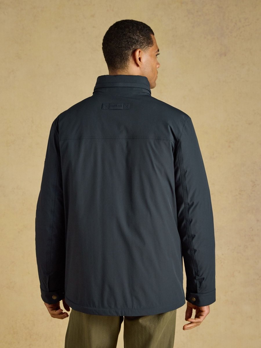 Waterproof Padded Field Coat - Navy - RUTHERFORD & Co