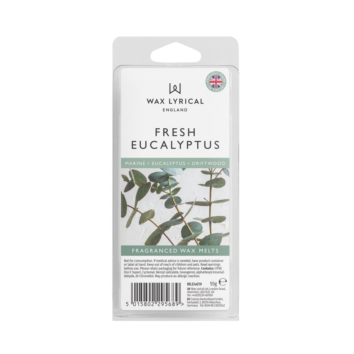 Wax Melt Fresh Eucalyptus - RUTHERFORD & Co