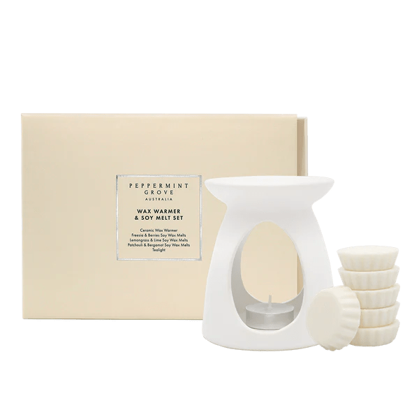 Wax Warmer & Soy Melt Gift Set - RUTHERFORD & Co