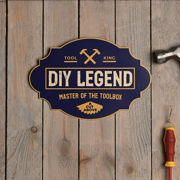 Well Crafted Tin Sign - DIY Legend