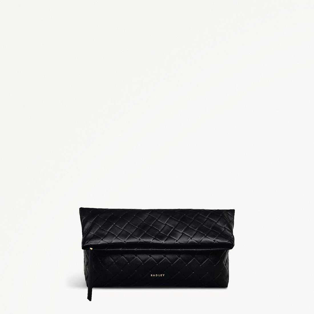 WEAVER LANE/BLACK/MEDIUM FLAPOVER CLUTCH - RUTHERFORD & Co