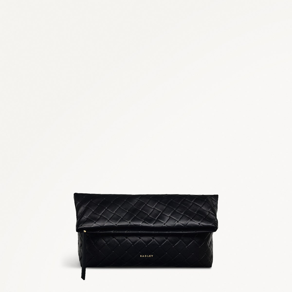 WEAVER LANE/BLACK/MEDIUM FLAPOVER CLUTCH - RUTHERFORD & Co
