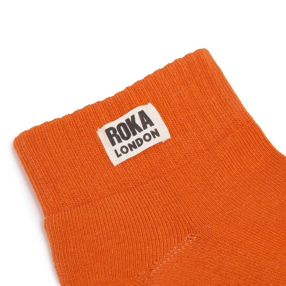 Wembley Ankle Socks for Women in Burnt Orange - RUTHERFORD & Co