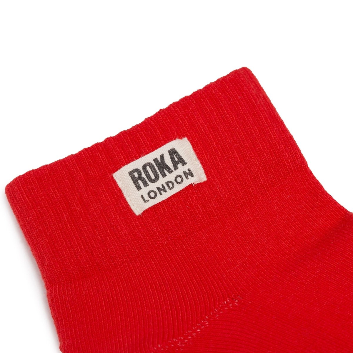 Wembley Ankle Socks for Women in Cranberry - RUTHERFORD & Co