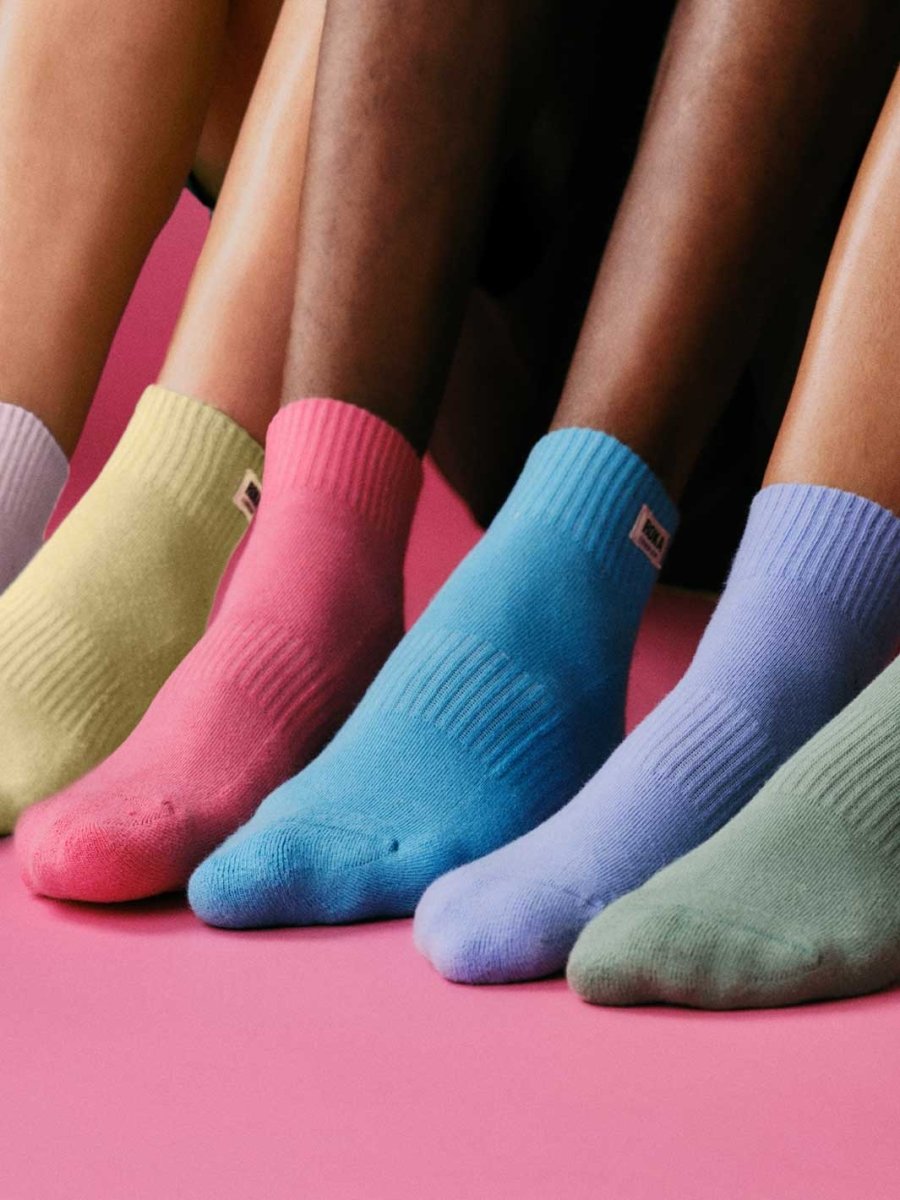 Wembley Ankle Socks for Women in Lemonade - RUTHERFORD & Co