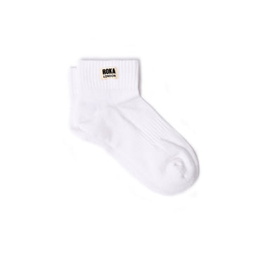 Wembley Ankle Socks for Women in Off White - RUTHERFORD & Co