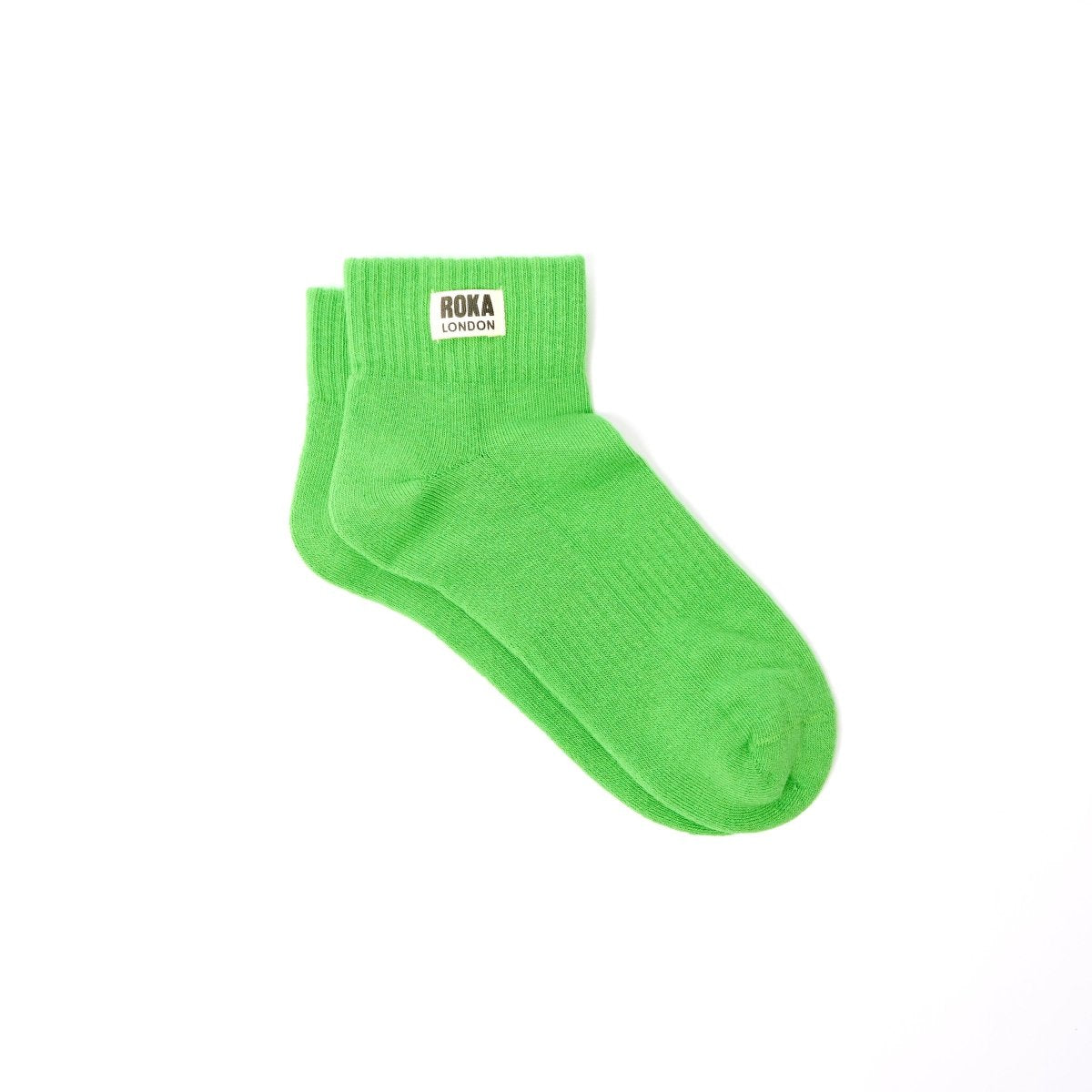 Wembley Ankle Socks for Women in Online Lime - RUTHERFORD & Co