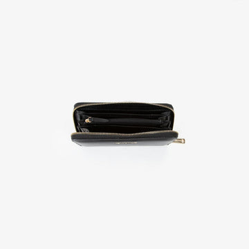 West Re Zip Around Wallet Nero - RUTHERFORD & Co