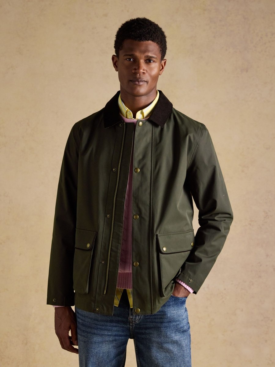 Westcott Khaki Green Waterproof Coat - RUTHERFORD & Co