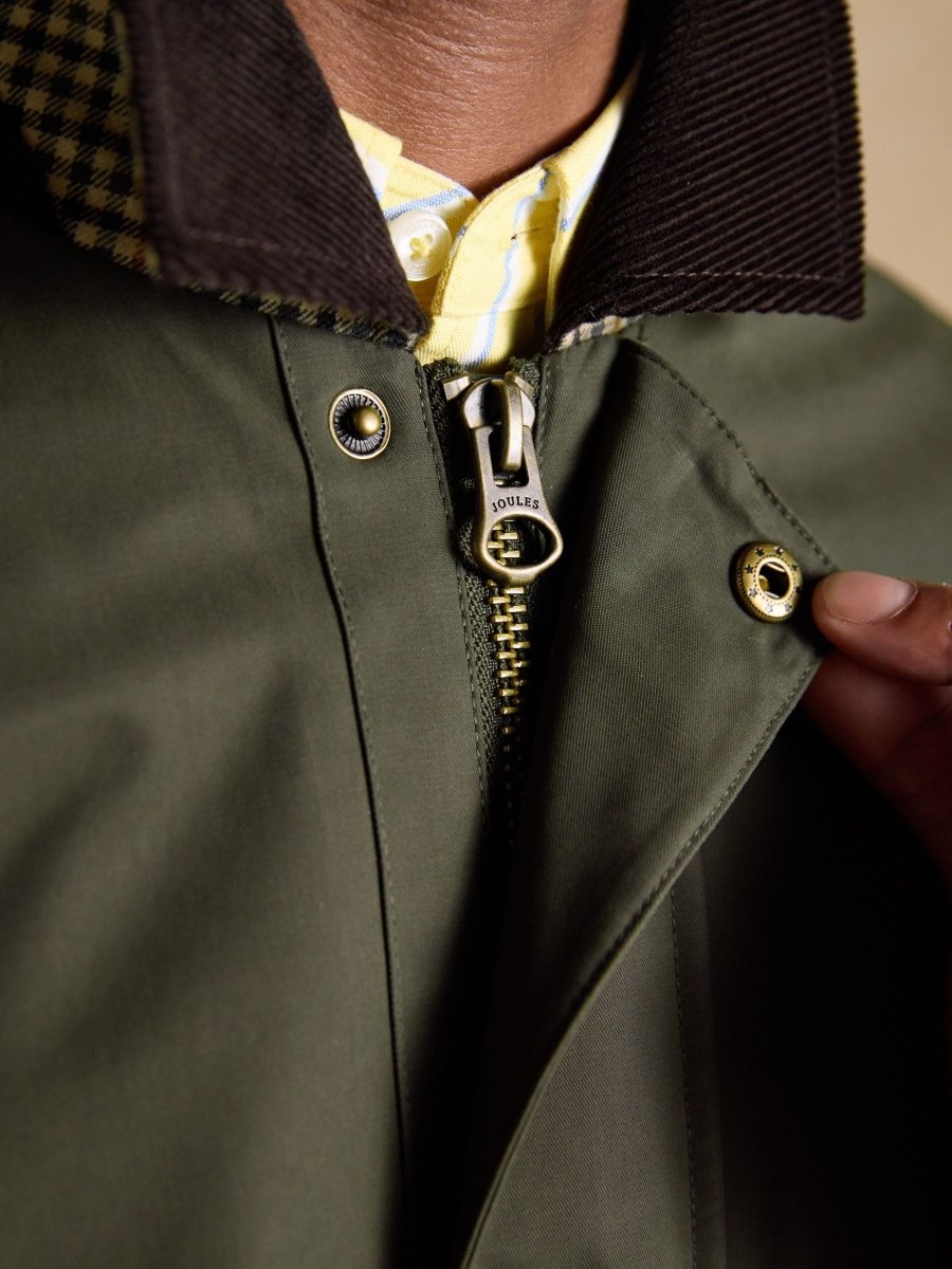 Westcott Khaki Green Waterproof Coat - RUTHERFORD & Co