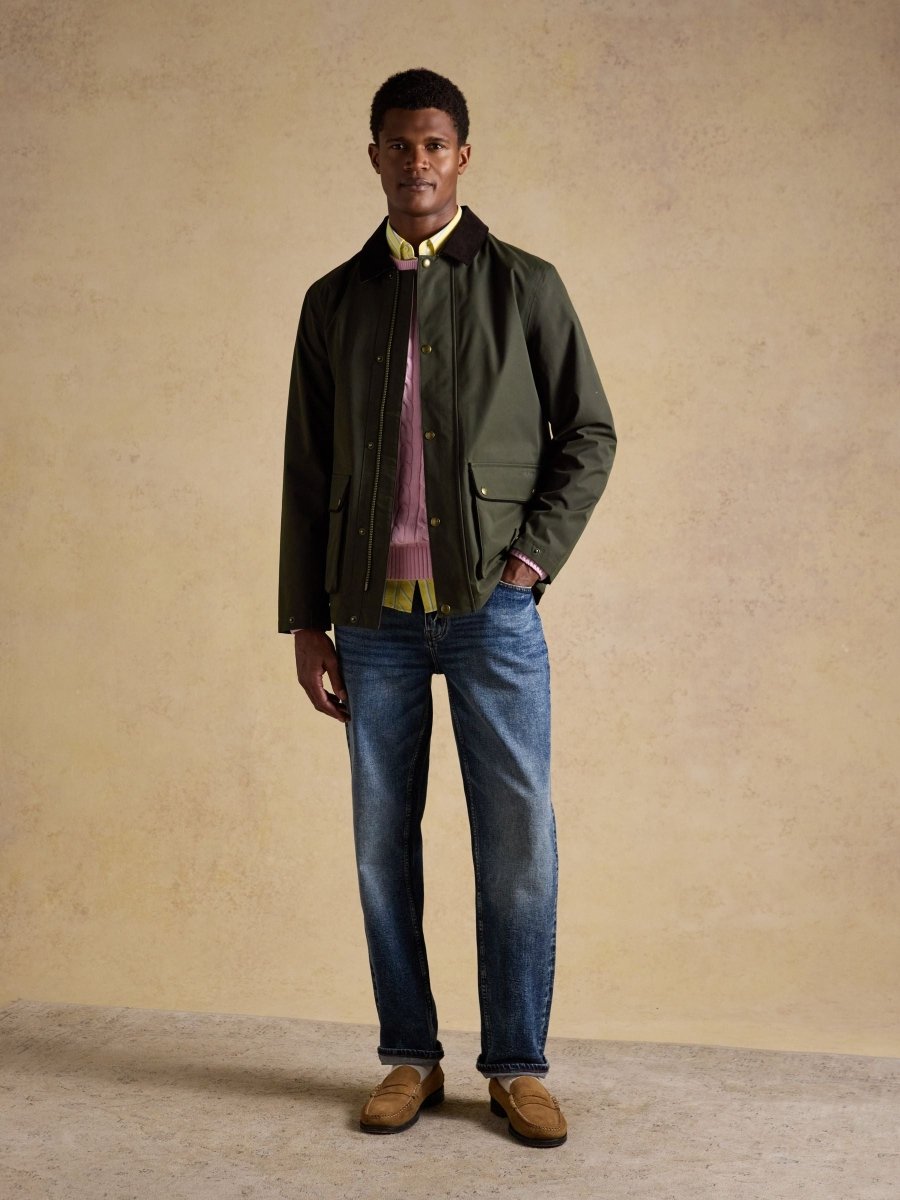 Westcott Khaki Green Waterproof Coat - RUTHERFORD & Co