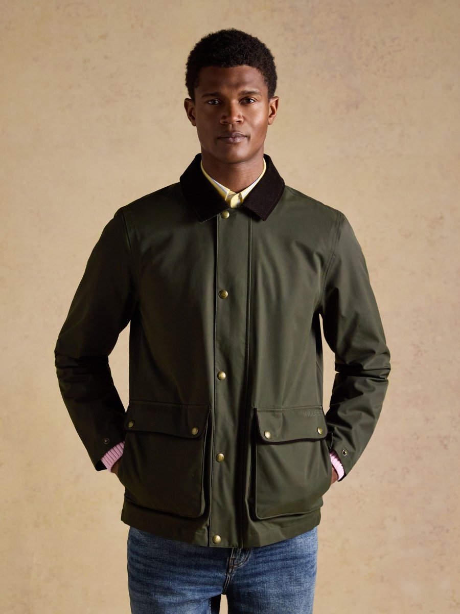 Westcott Khaki Green Waterproof Coat - RUTHERFORD & Co