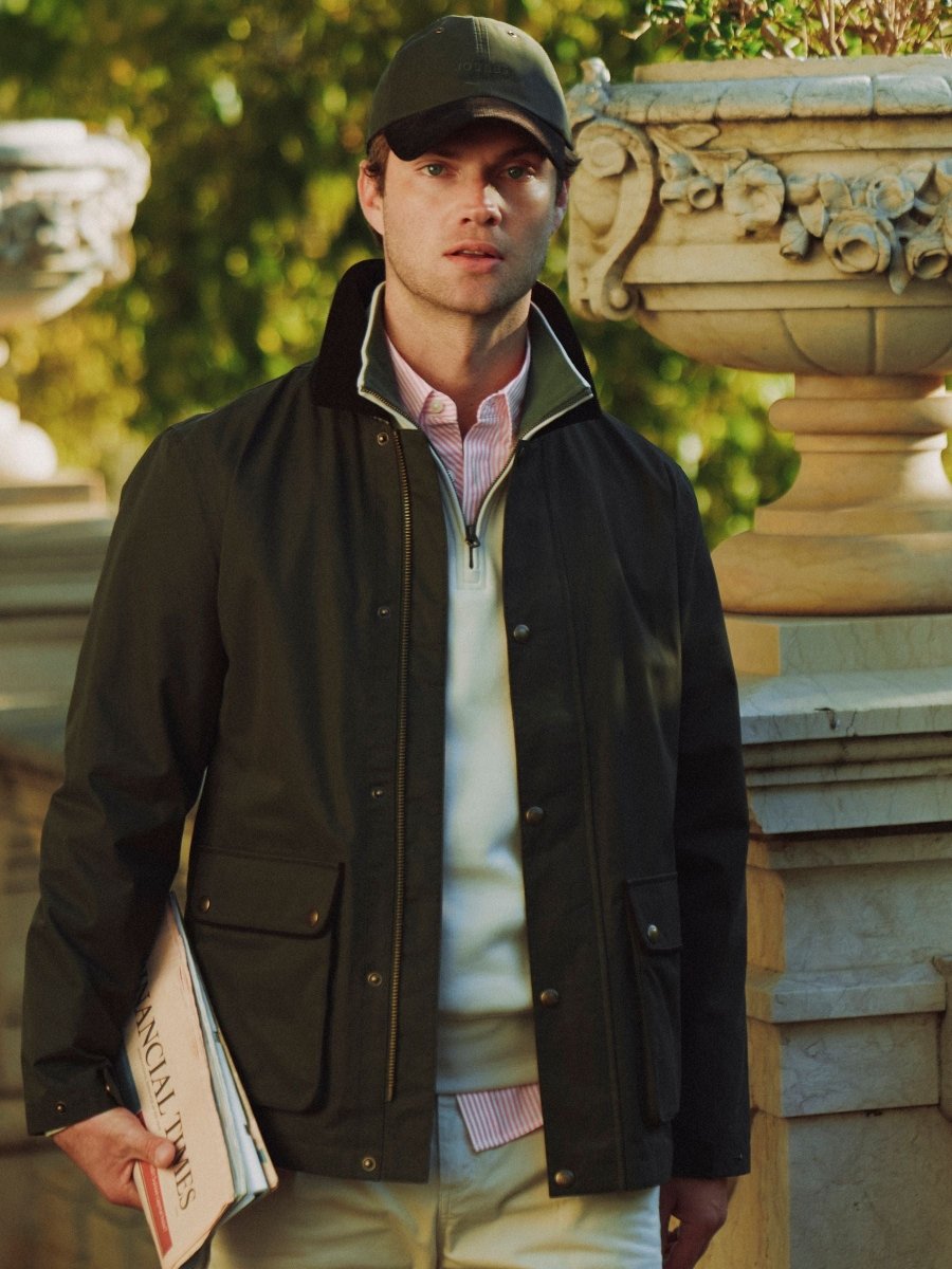 Westcott Khaki Green Waterproof Coat - RUTHERFORD & Co