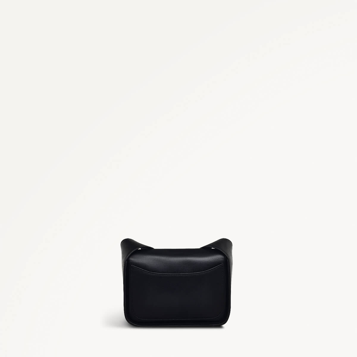 Westwell Lane Leather Small Flapover Crossbody Bag In Black - RUTHERFORD & Co