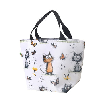 Whimsy Cats White - RUTHERFORD & Co