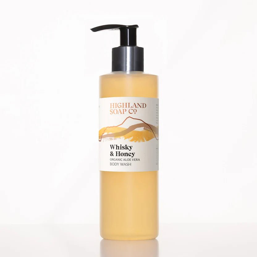 Whisky & Honey Organic Body Wash 250ml - RUTHERFORD & Co