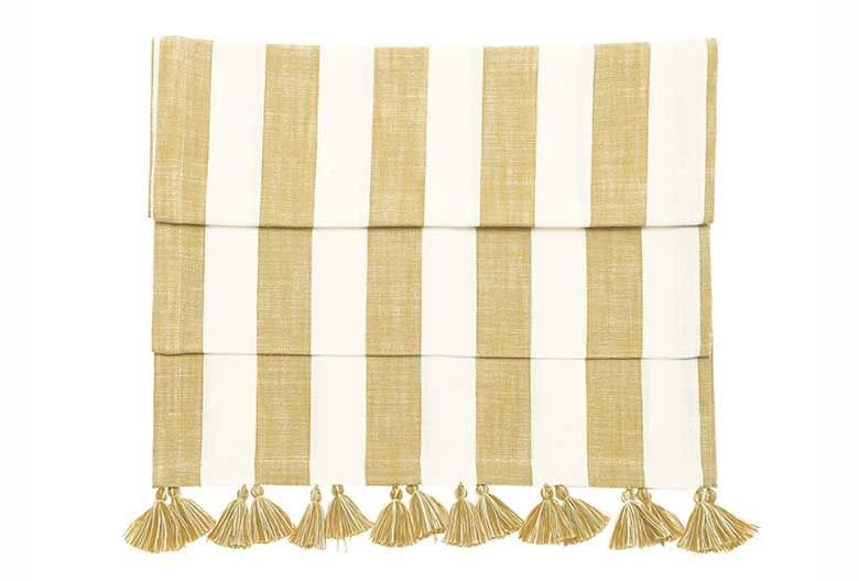 Wide stripe runner honeydew - RUTHERFORD & Co