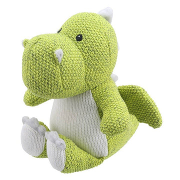 Wilberry Knitted Dragon - Green - RUTHERFORD & Co