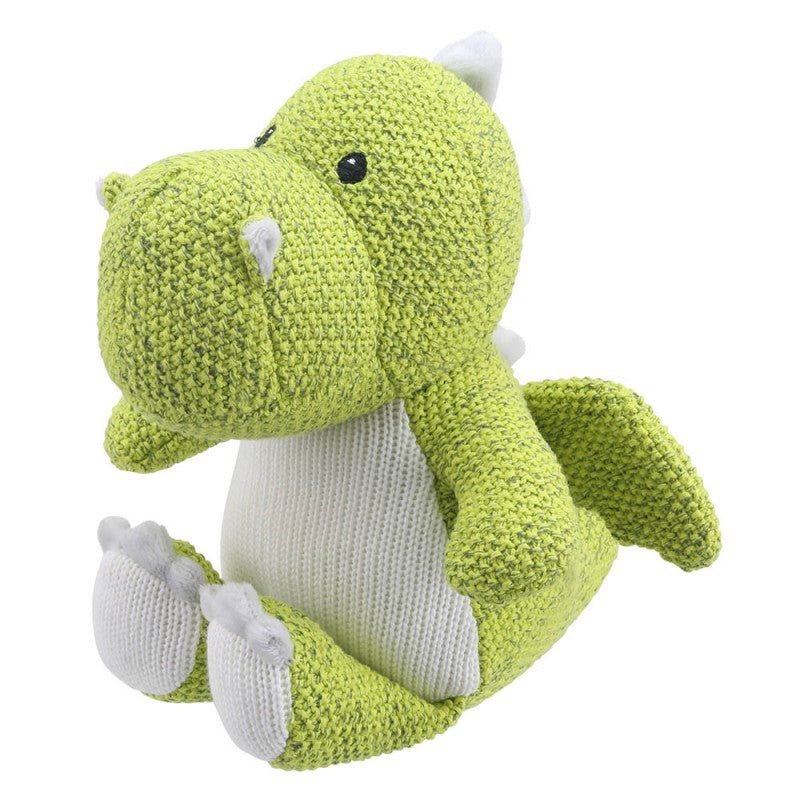 Wilberry Knitted Dragon - Green - RUTHERFORD & Co