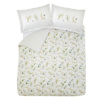 Wild Floral Green Bedding Duvet Set - RUTHERFORD & Co
