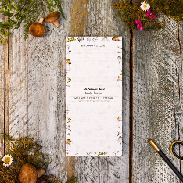 Wild Mushroom & Foraged Herbs Magnetic Shopping List - RUTHERFORD & Co
