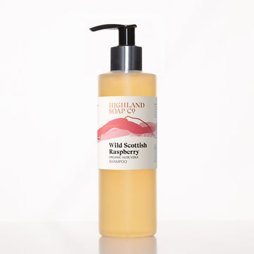 Wild Scottish Raspberry Aloe Vera Shampoo Shampoo - 250ml - RUTHERFORD & Co