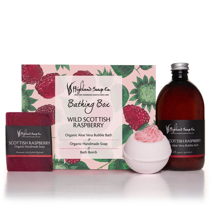 Wild Scottish Raspberry Bathing Box - RUTHERFORD & Co