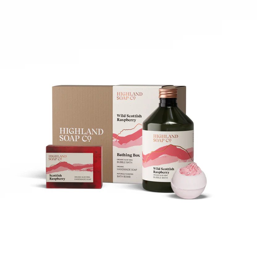 Wild Scottish Raspberry Bathing Box - RUTHERFORD & Co