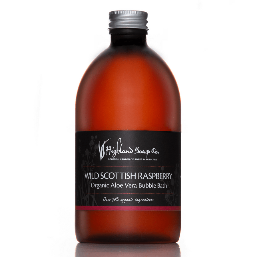Wild Scottish Raspberry Bubble Bath 500ml - RUTHERFORD & Co
