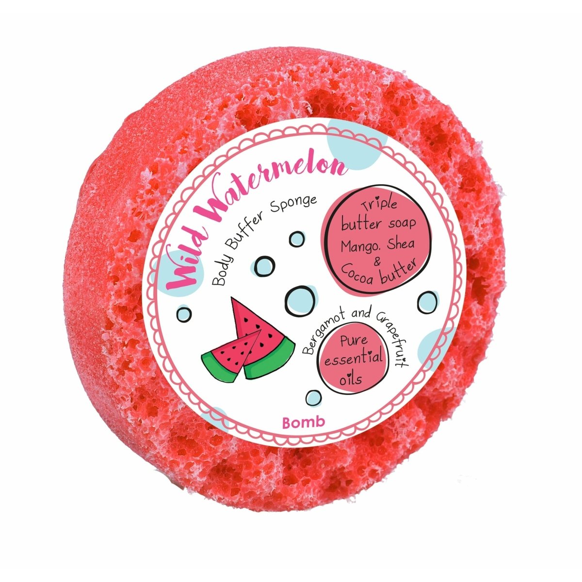 Wild Watermelon Body Buffer Soap Sponge - RUTHERFORD & Co