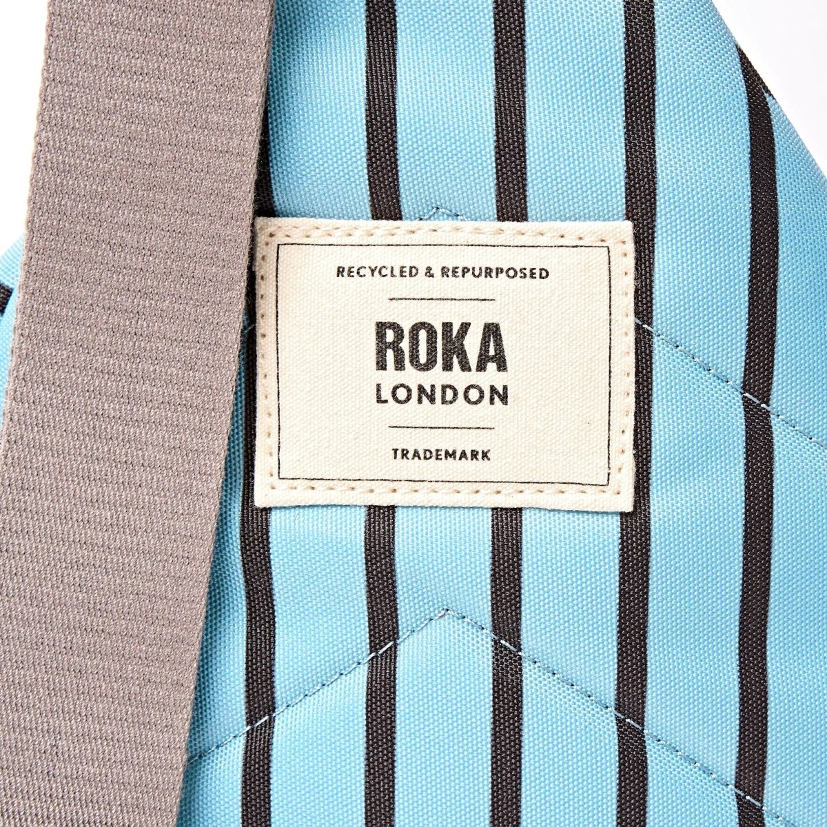 Willesden Sling Bag in Blue Stripe - RUTHERFORD & Co