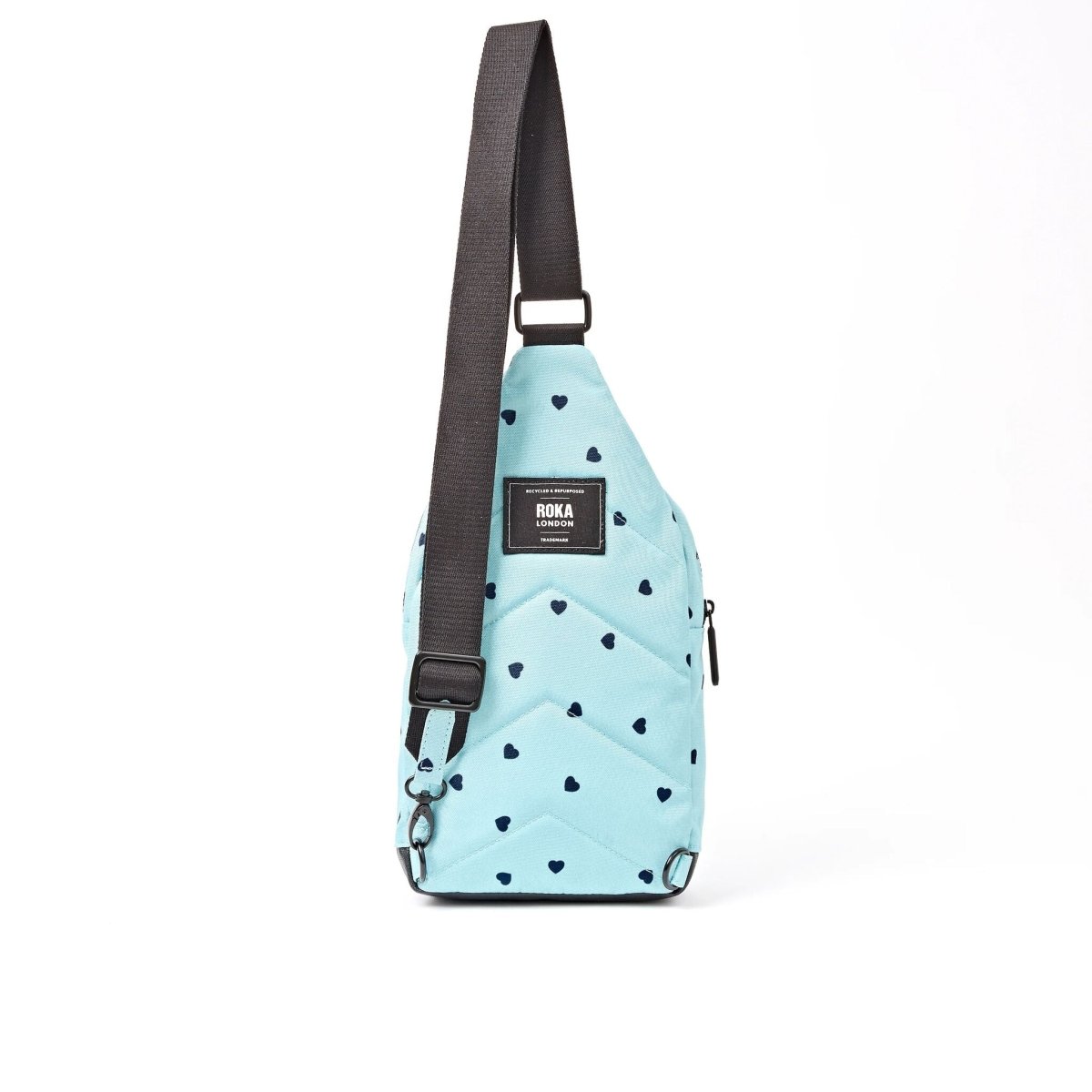 Willesden Sling Bag in Heart Print - RUTHERFORD & Co