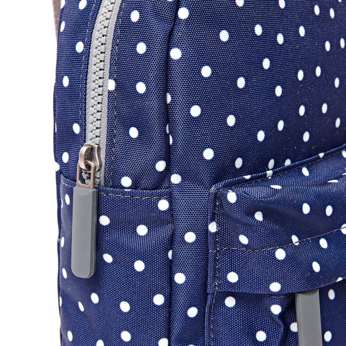 Willesden Sling Bag in Navy Polka Dot - RUTHERFORD & Co