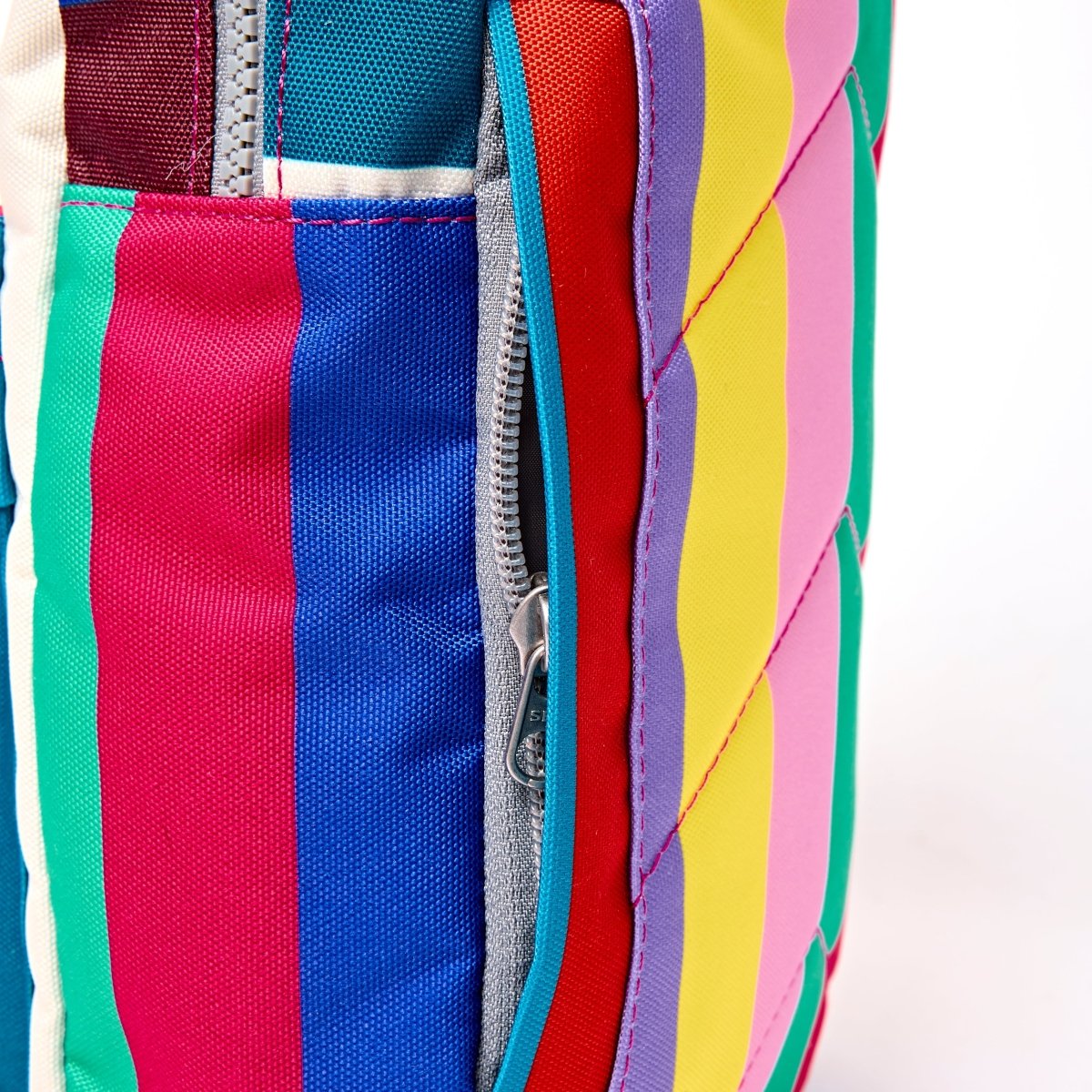 Willesden Sling Bag in Wide Multi Stripe - RUTHERFORD & Co