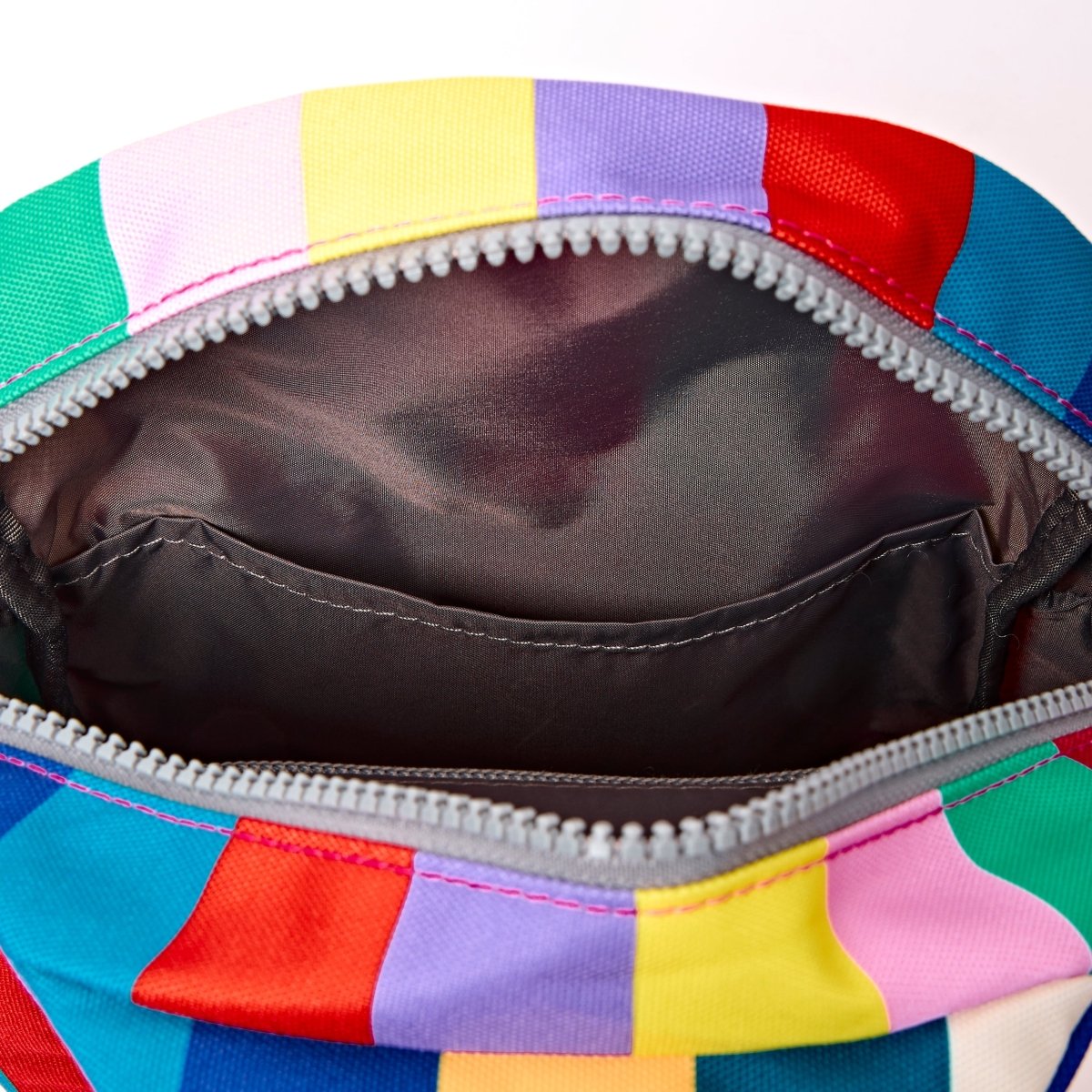 Willesden Sling Bag in Wide Multi Stripe - RUTHERFORD & Co