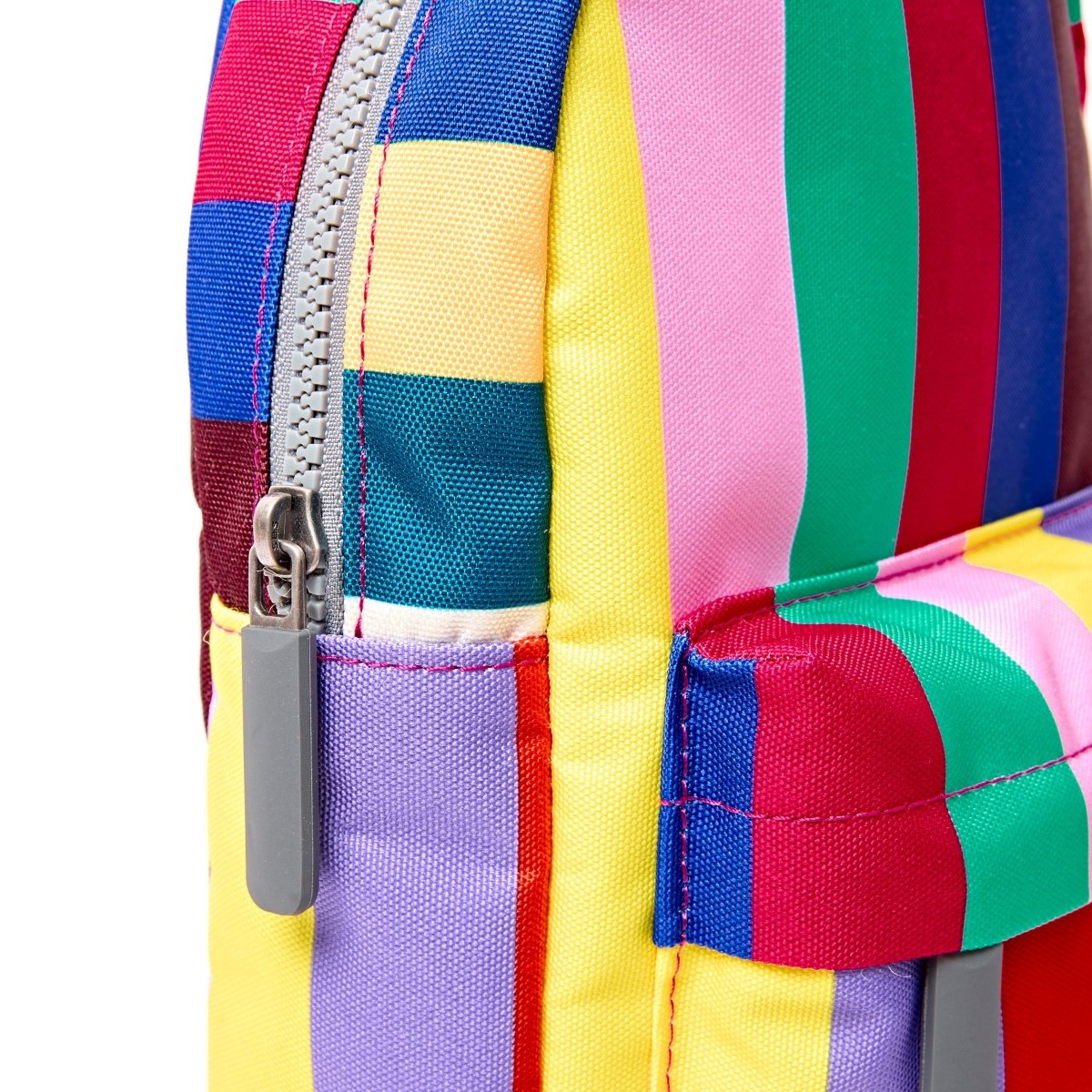 Willesden Sling Bag in Wide Multi Stripe - RUTHERFORD & Co