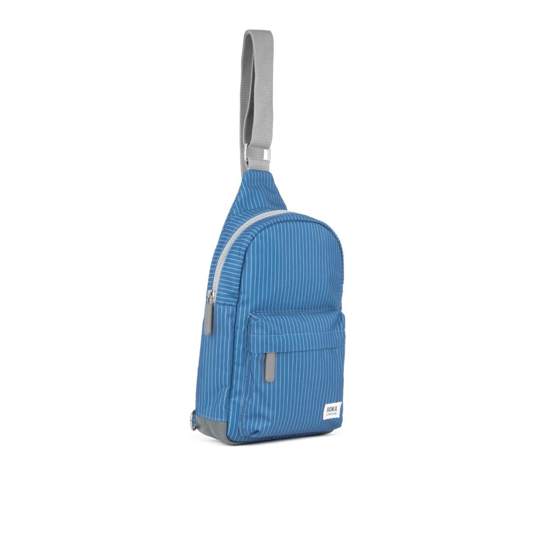 Willesden Sling Bag Large Recycled Canvas - Medium Wash Denim - RUTHERFORD & Co