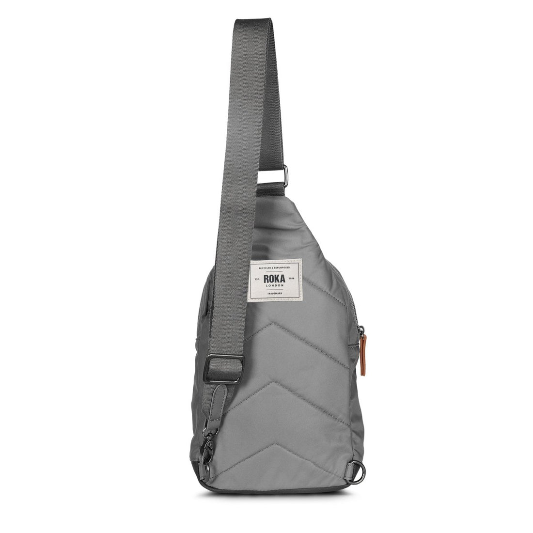 Willesden Sling Bag Large Recycled Nylon - Stormy - RUTHERFORD & Co