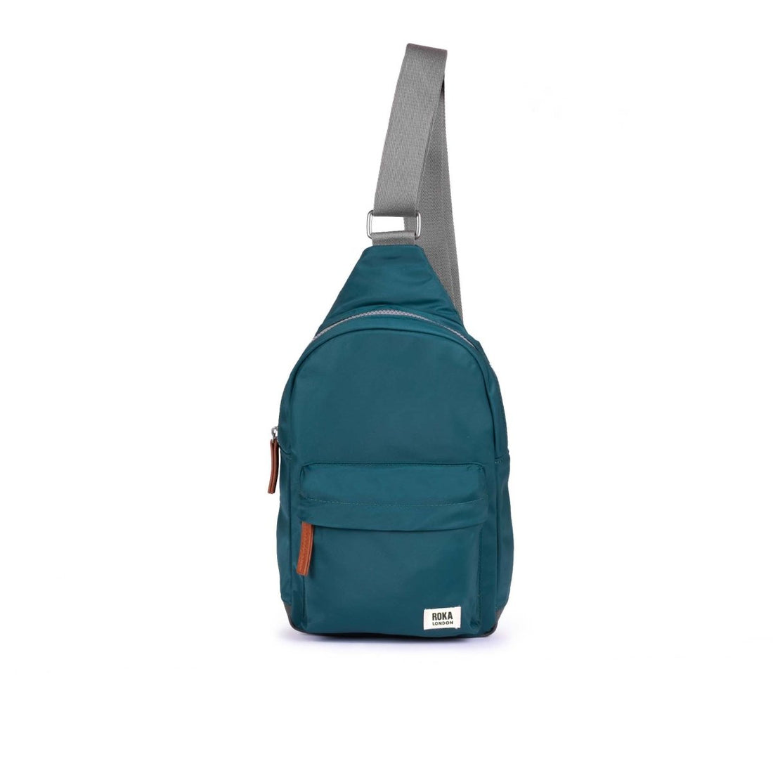 Willesden Sling Bag Large Recycled Nylon - Teal - RUTHERFORD & Co