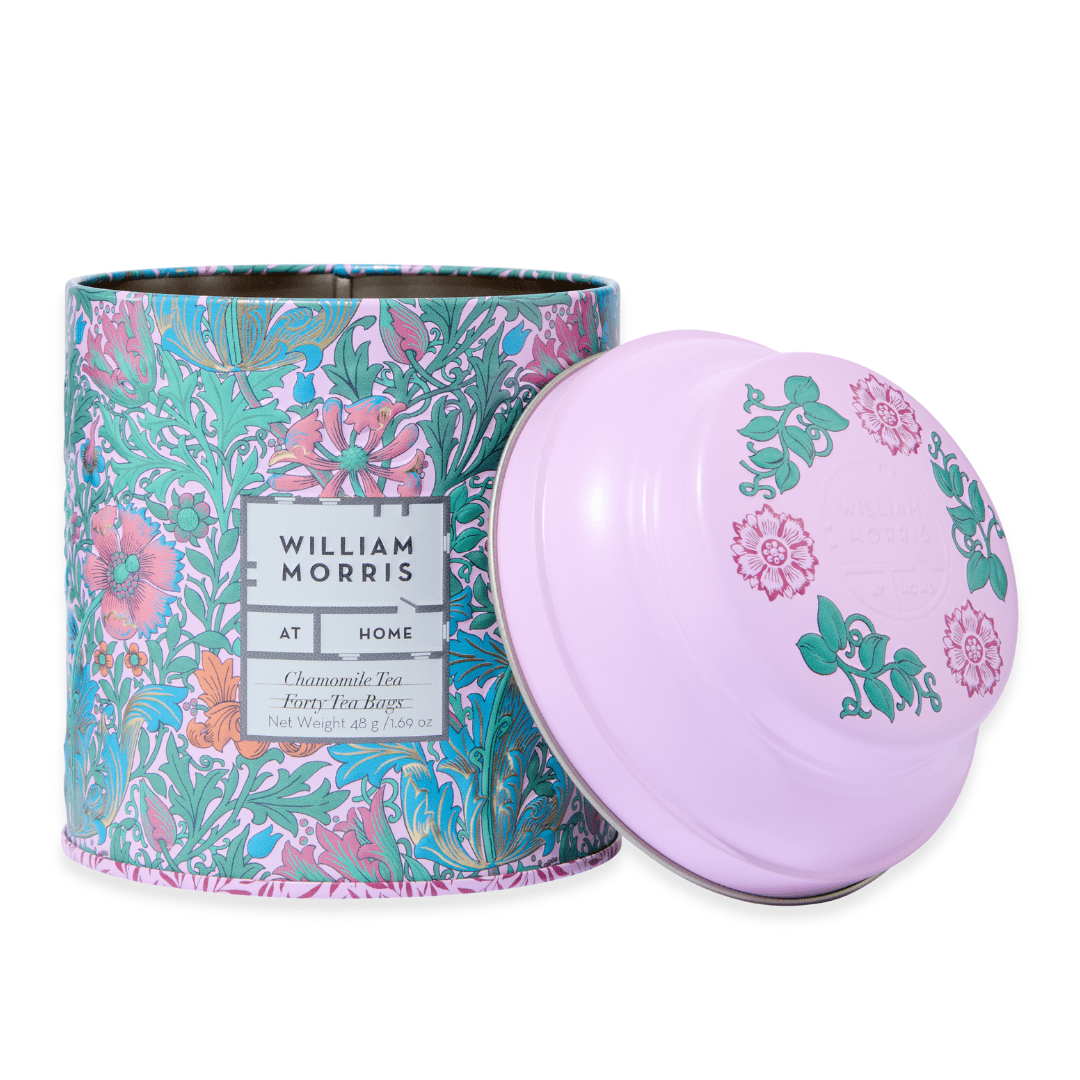 William Morris At Home Chamomile, Tin of 40x Tea Bags - RUTHERFORD & Co