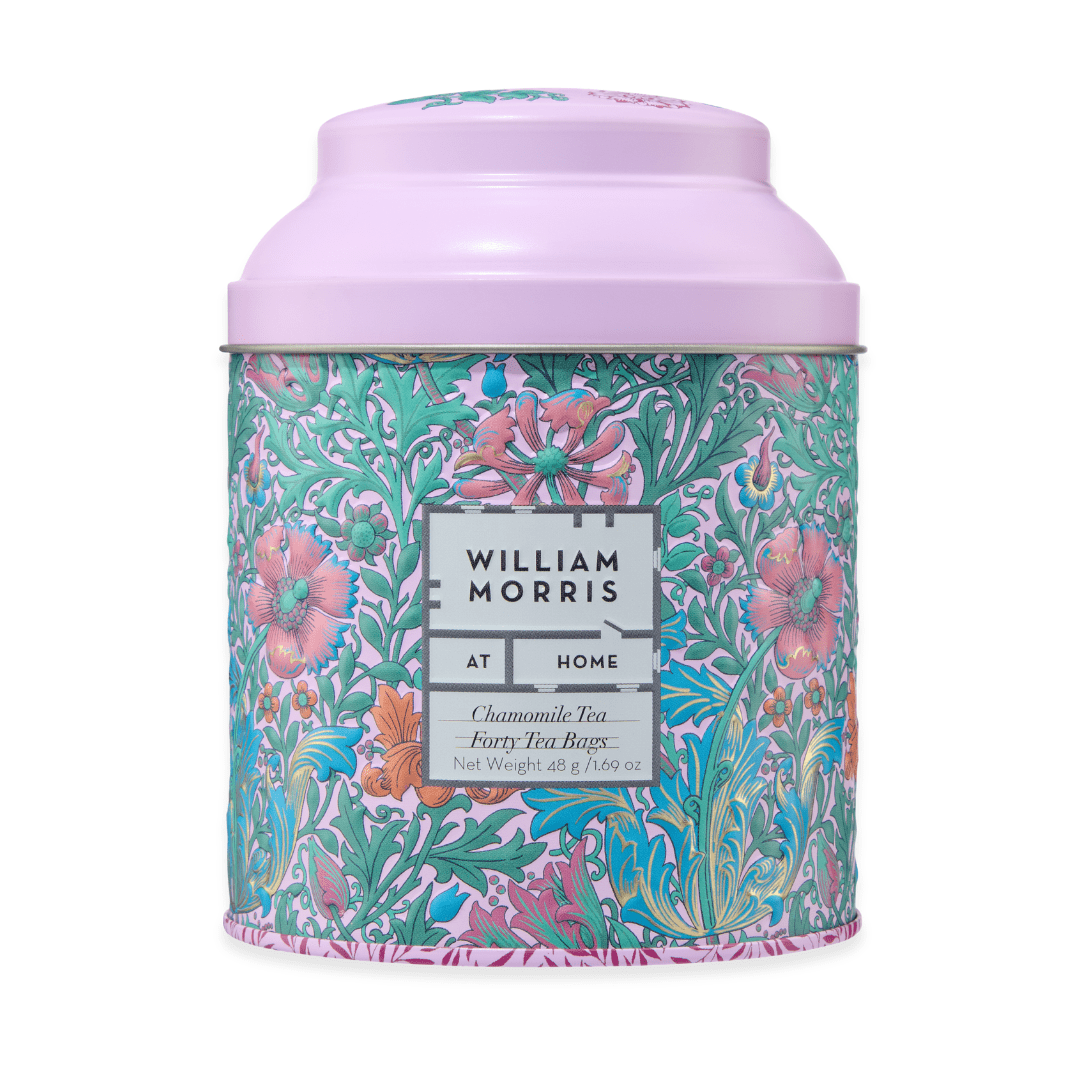 William Morris At Home Chamomile, Tin of 40x Tea Bags - RUTHERFORD & Co