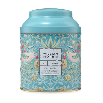 William Morris At Home Earl Grey, Tin of 40x Tea Bags - RUTHERFORD & Co