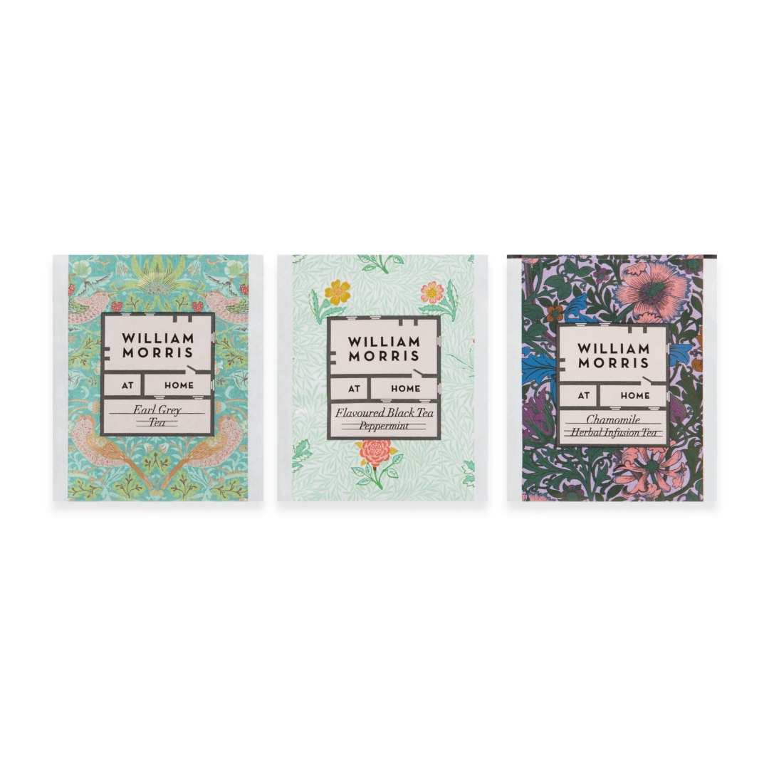 William Morris At Home Traditional Tea Assortment, 10x 6 Tea Bags - RUTHERFORD & Co